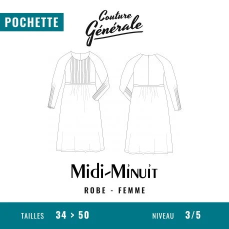 Patron Couture Générale Robe – Midi-Minuit