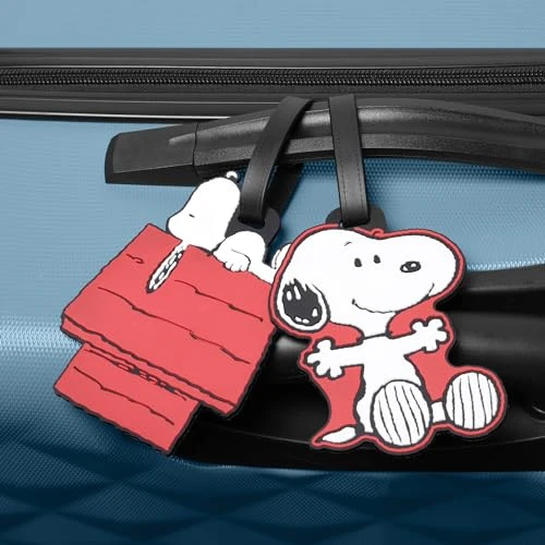 Peers Hardy - Bagages Snoopy rouge, blanc et noir 2 pièces Peanuts