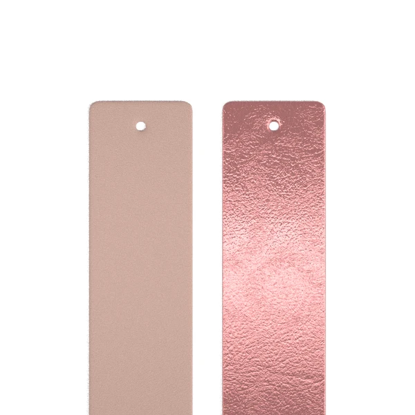 Cuir - Manchettes, Jasmin / Rose Métal