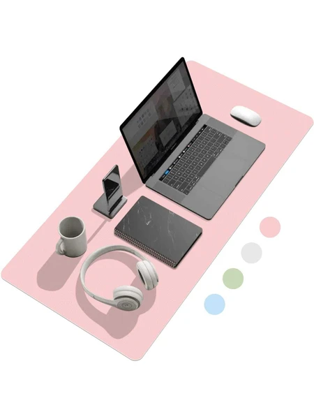 1 Pièce Tapis De Bureau en PU Étanche Pour Grands Bureaux - Protège Le Bureau, Le Clavier Et La Souris - Idéal Pour Le Jeu Et Les Accessoires Pc