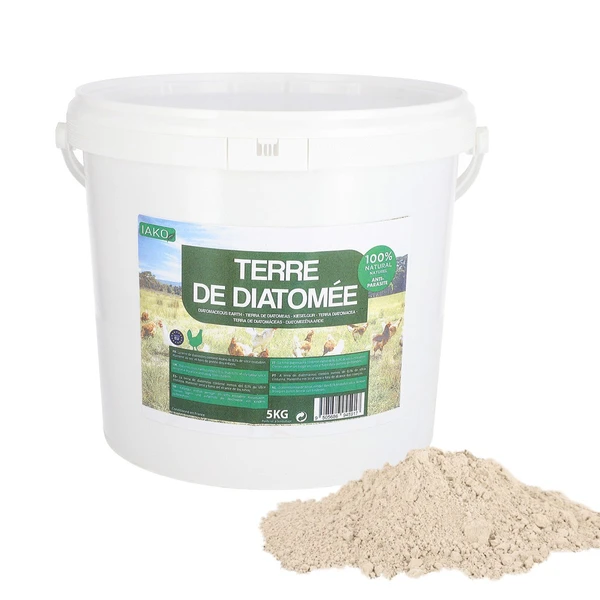 IAKO Terre de Diatomée non calcinée - 2 et 5 kg