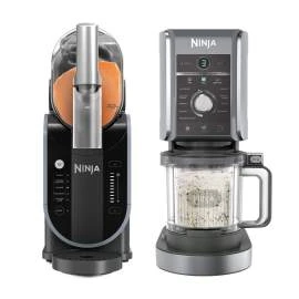 Machine à glace Ninja CREAMi Deluxe et Machine à boissons glacées Ninja SLUSHi NC5FS3EU