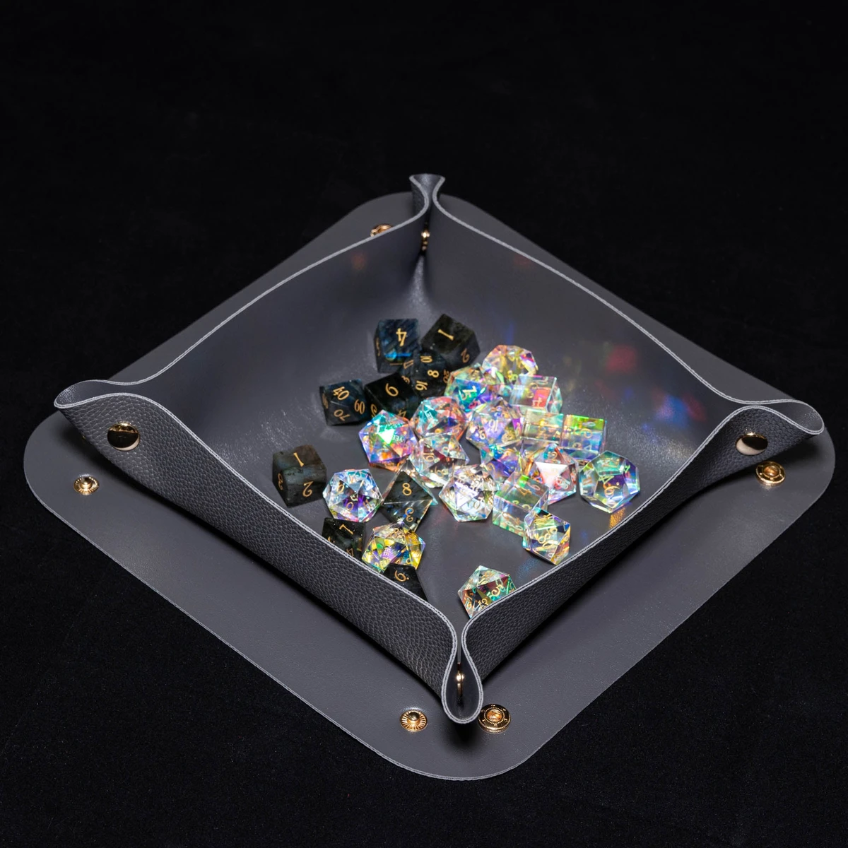 URWizards Soft PU Leather Dice Tray