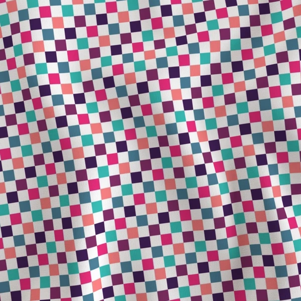 Fabric in Bright Retro Checkerboard (small)