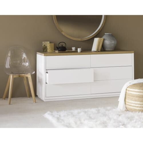 Tapis imitation fourrure blanche 80x200 Oumka | Maisons du Monde