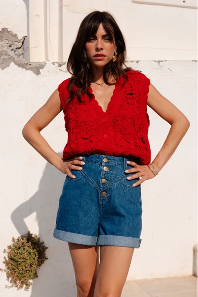 SHORT JULIEN STONE