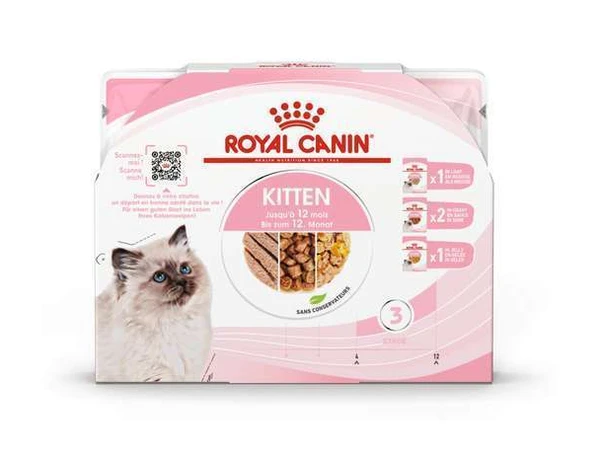 Kitten multipack pour les chatons de 4 à 12 mois - 4X85G