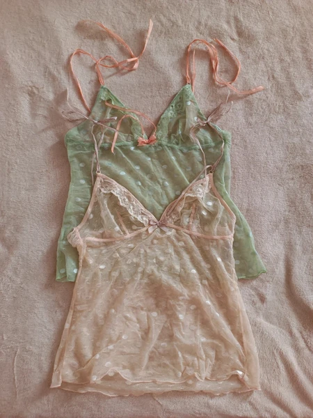set canottiere trasparenti vintage