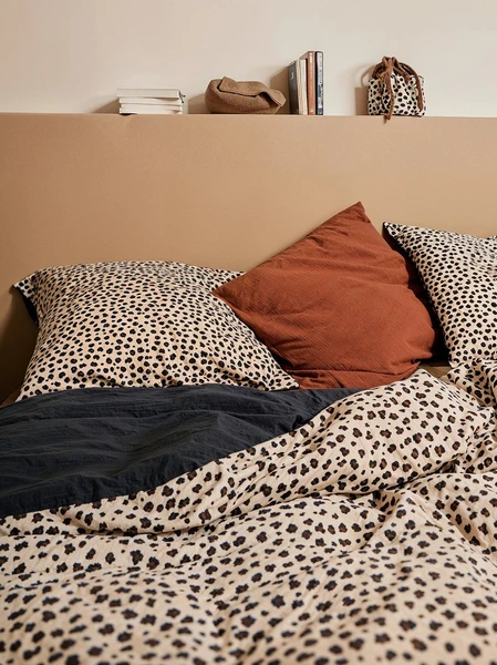 Parure de lit 2 personnes (240 x 220cm) en gaze de coton - Kiabi Home