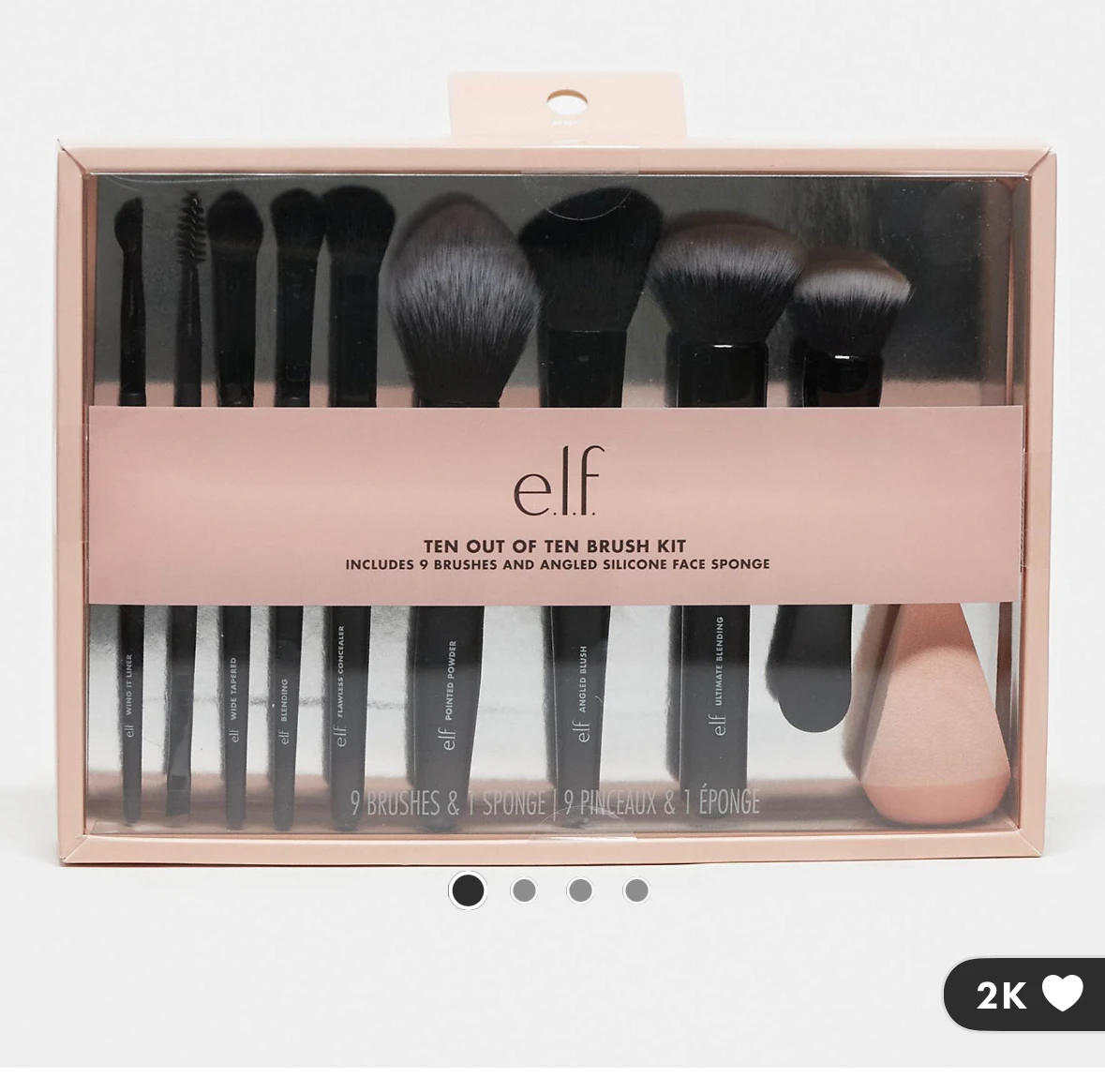 e.l.f. - Ten out of Ten - Lot de pinceaux
