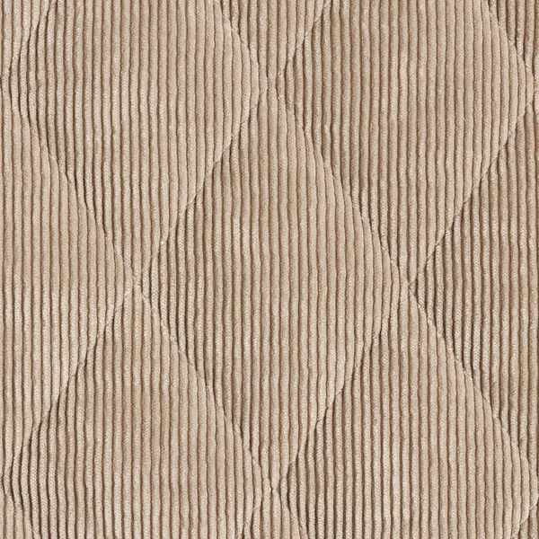 Tissu matelassé Velours côtelé à losanges avec envers fourrure – taupe - Idéal pour Gilet