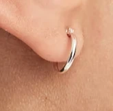 Kingsley Ryan - Créoles 14 mm - Argent massif