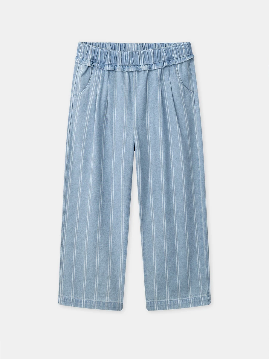 Pantalon en denim évasé Fille