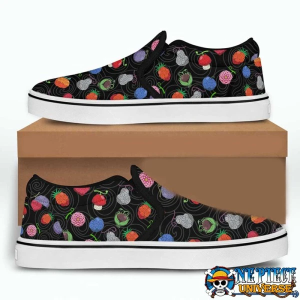 Devil Fruits Slip On Shoes One Piece Custom Shoes - One Piece Universe - The Best Store for One Piece Merchandise
