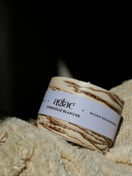 Bougie parfumée Citrouille Blanche | Aglaé Bougie