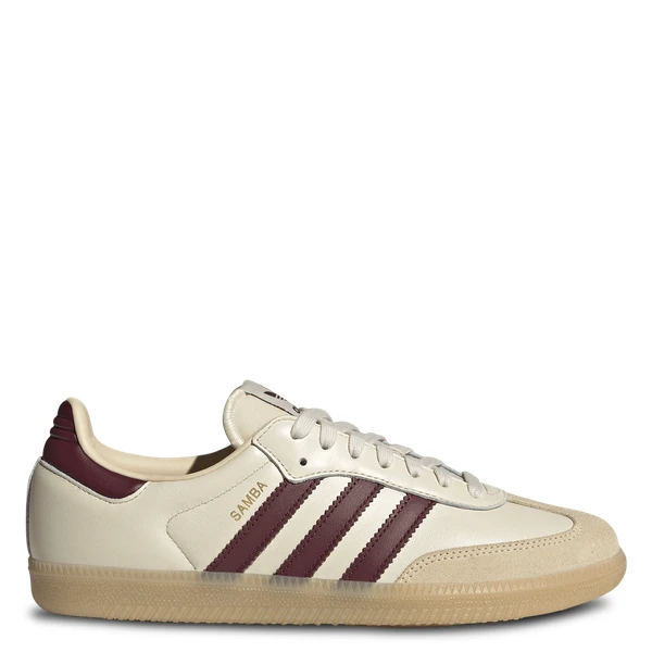 BASKETS BASSES EN CUIR WONDER WHITE-SHADOW RED-GUM 3 ADIDAS - FEMME | Place des Tendances