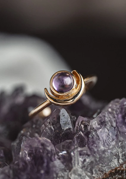Bague Améthyste - Lune Sereine