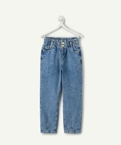 Jean fille mom denim