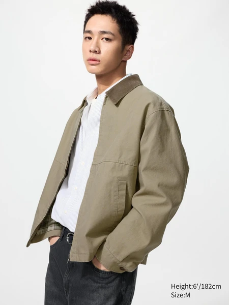 Blouson court zippé