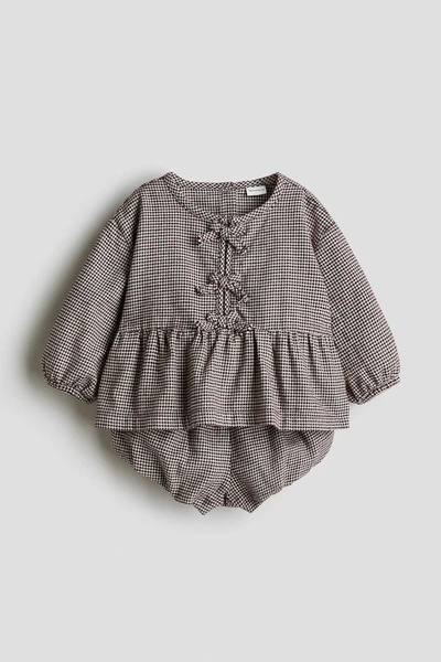 Ensemble 2 pièces en twill de coton