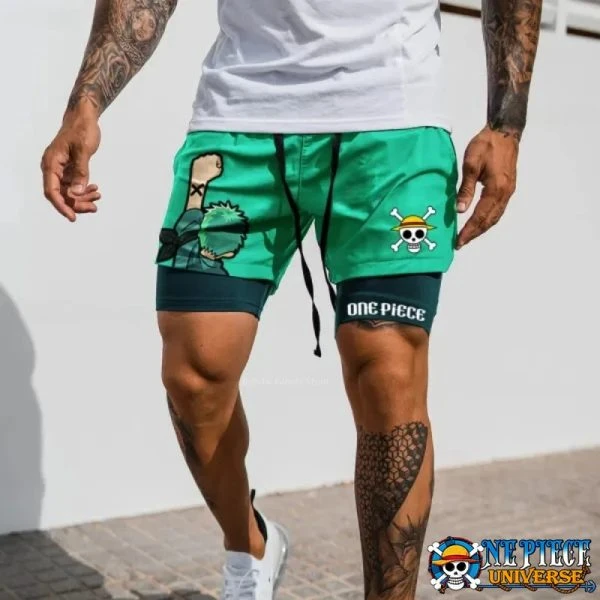 One Piece 3D Print Luffy Swimming Shorts | One Piece universe Store