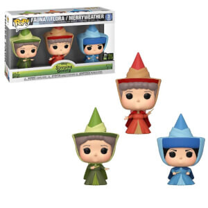 Figurines Pop! Flora, Pâquerette et Pimprenelle - 3-Pack Disney La Belle Au Bois Dormant