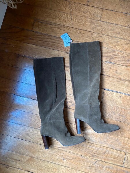 Bottes Zara kaki