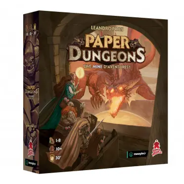 Acheter Paper Dungeons - Le Jeu - Super Meeple - Jeux de société