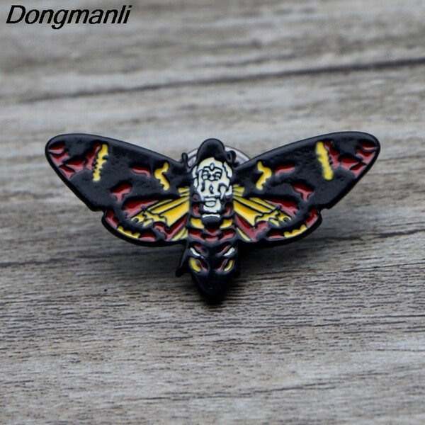 Épingles et broches en métal émaillé, dessin animé le Silence des agneaux, pour sac à dos, revers, Badge, bijoux, L3694