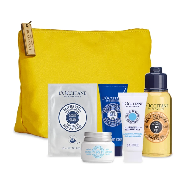 Trousse routine visage et corps Karité