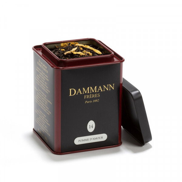 Thé noir aromatisé - N°14 - Pomme d'Amour - boîte de 100g
