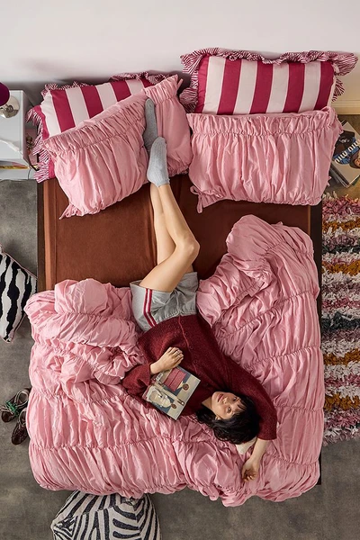 Ensemble de couette froncée