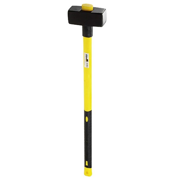 Masse avec Mango fibre de verre 6 Kg Tête Forgée avec Anneau Anti Vibration Club Mace | Leroy Merlin