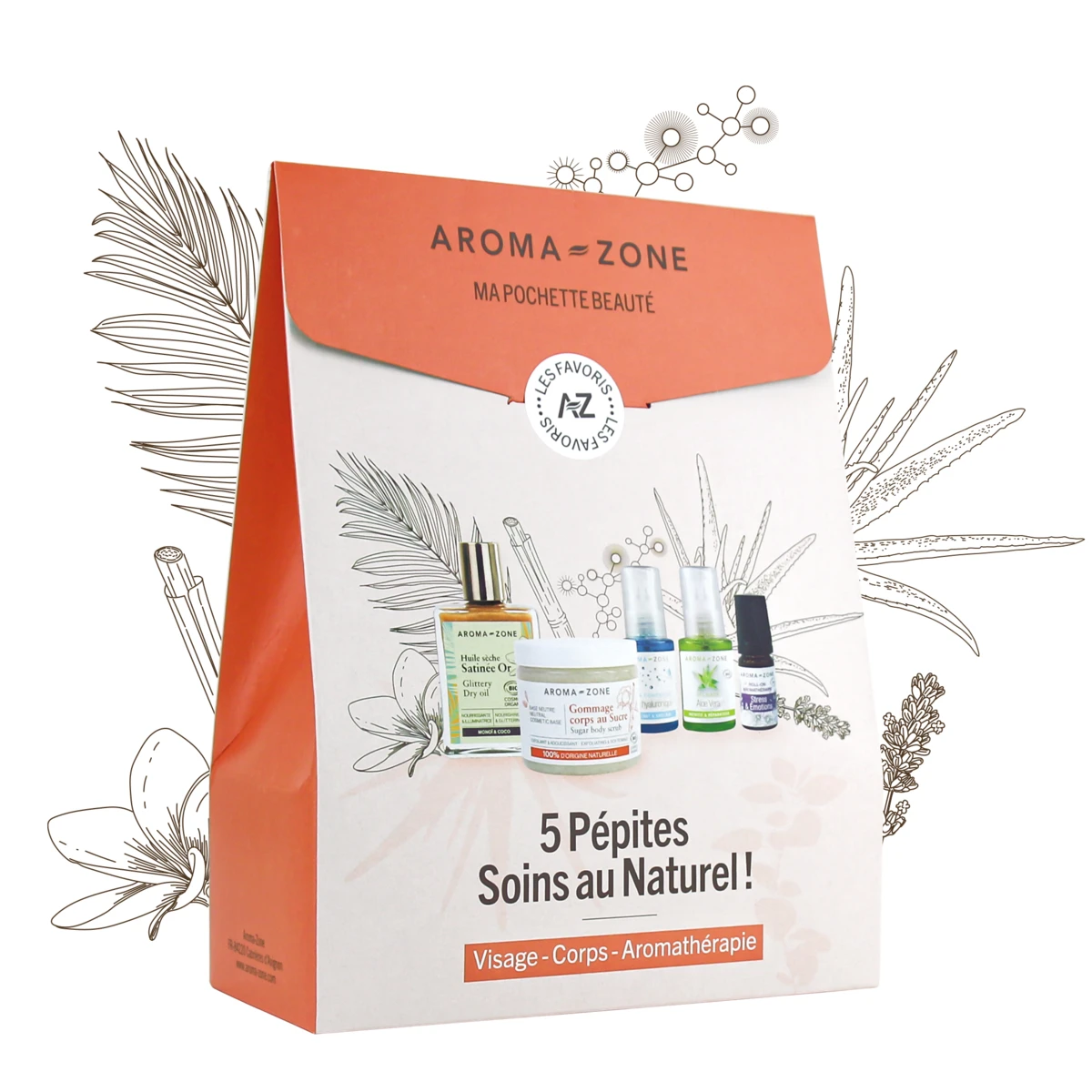 Coffret cadeau - 5 soins au naturel