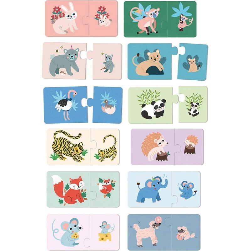 Puzzles Maman-bébé Michelle Carlslund - Vilac