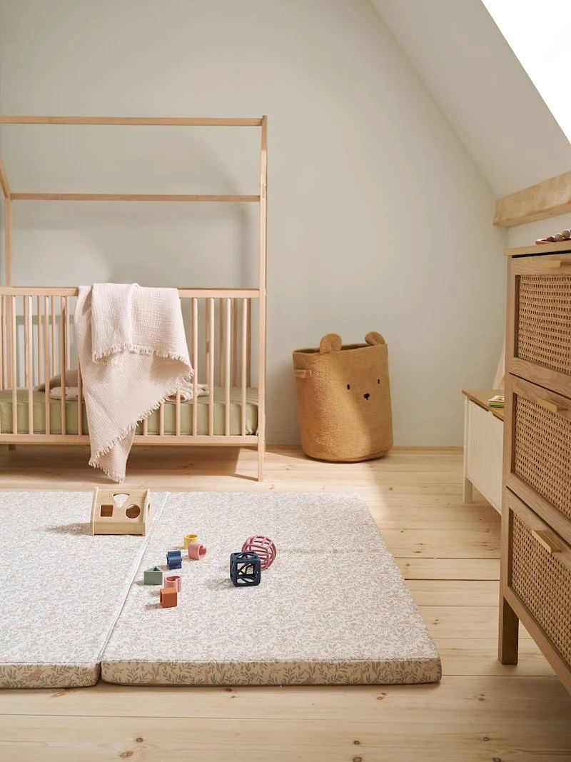 Tapis de motricité pliable et déhoussable babylon - Vertbaudet