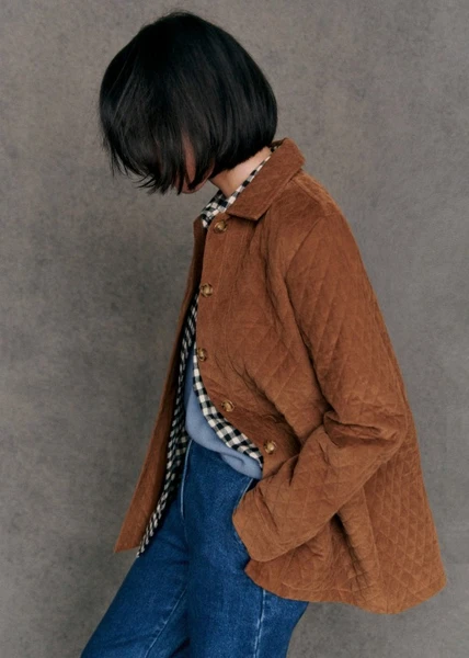 Veste Will - Velours Camel - Sézane