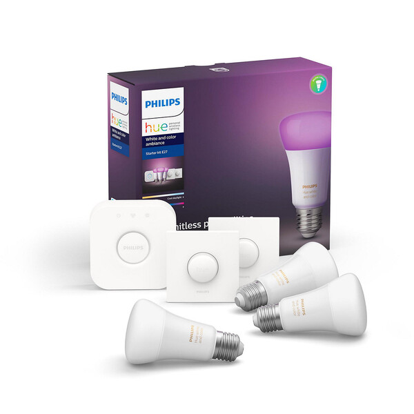 Philips Hue Starterkit White and color ambiance with Smart button | Hue