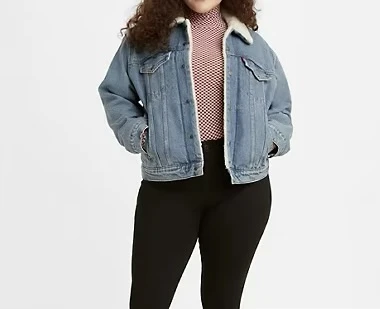 Veste jeans sherpa Lévis 