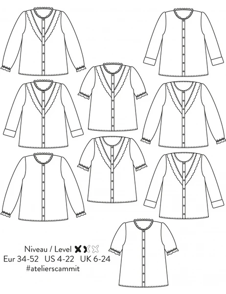 Patron Atelier Scämmit Blouse - Diapason