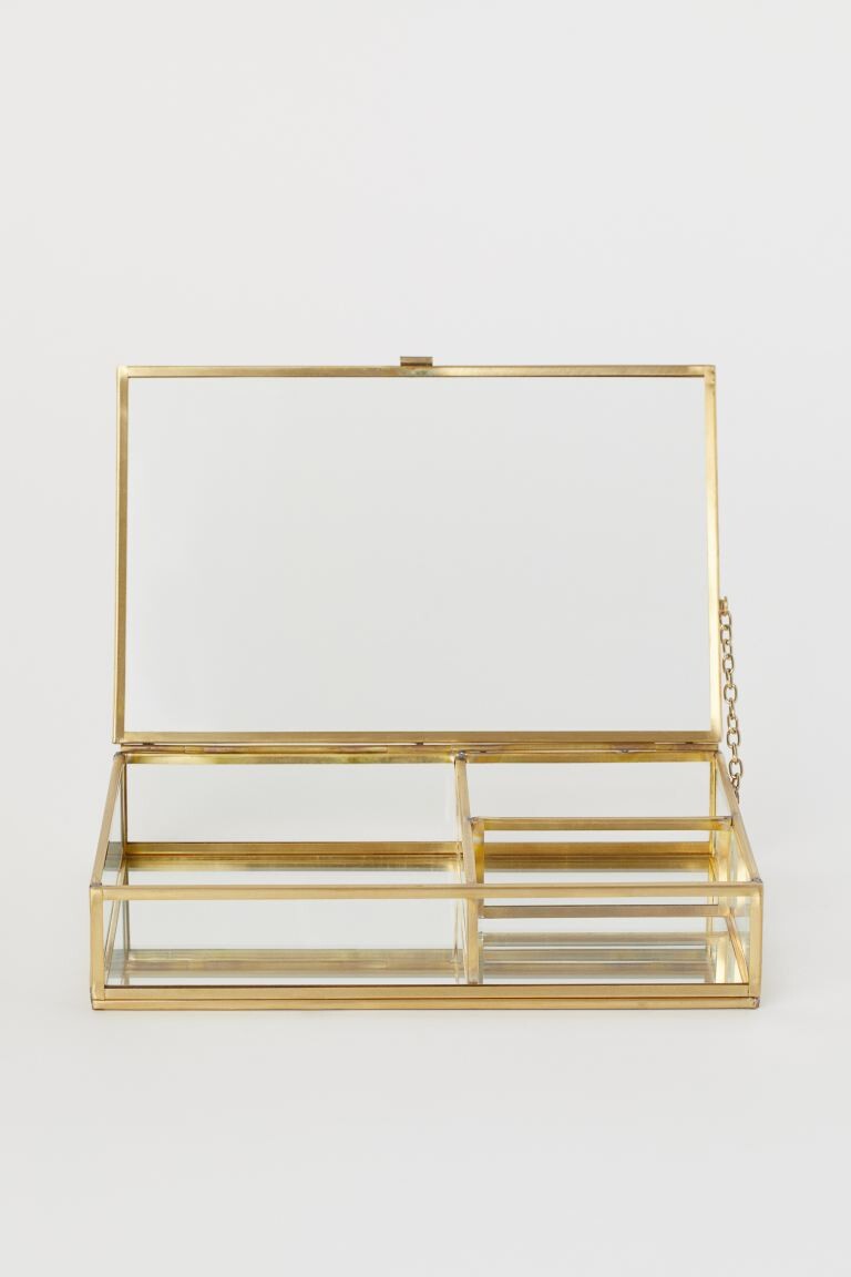 Boîte à bijoux en verre