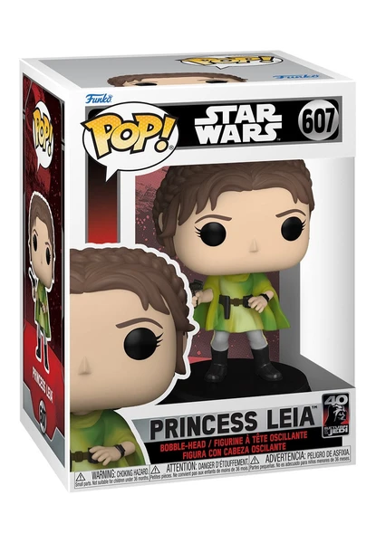 Star Wars - Return Of The Jedi 40th: Leia (BH) - Bobble-Head - Funko Pop