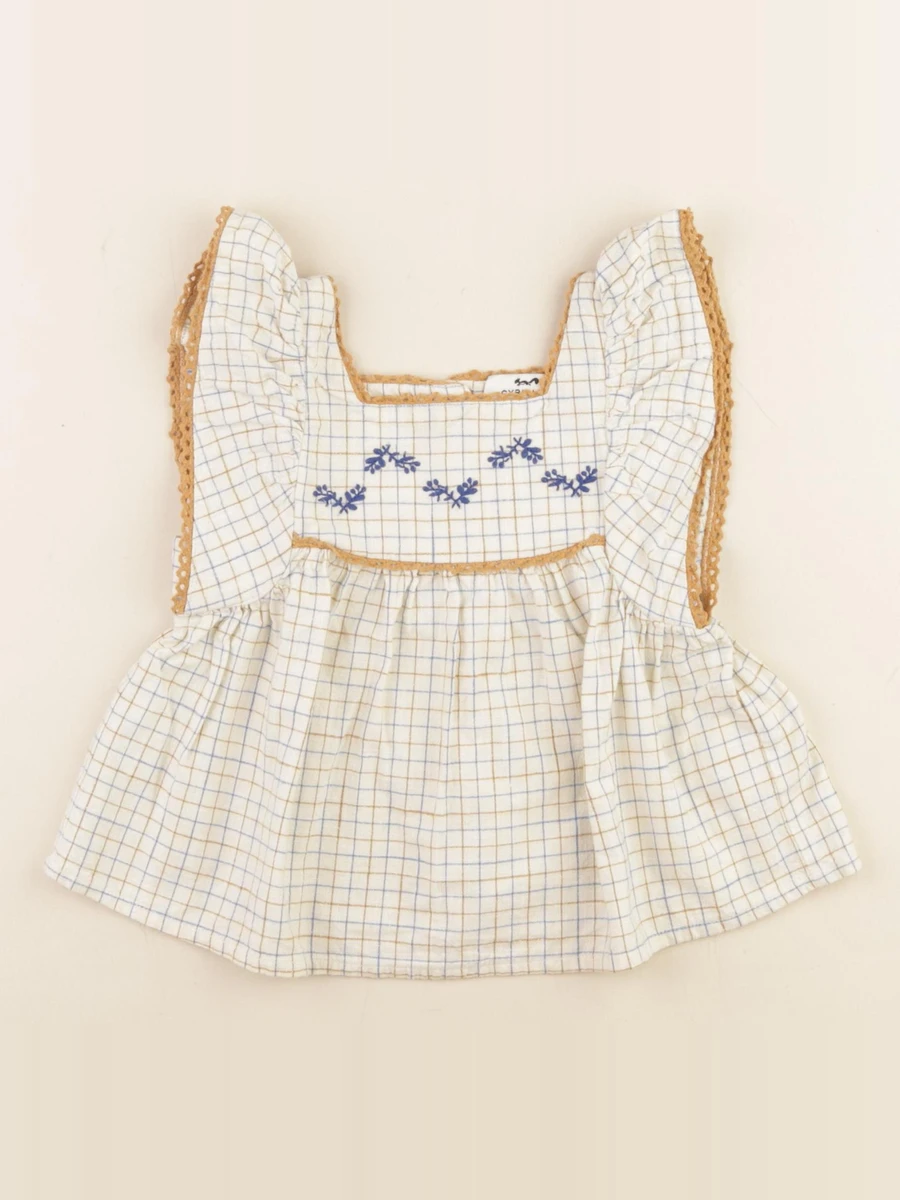 Cyrillus - blouse multicolore - 3 ans