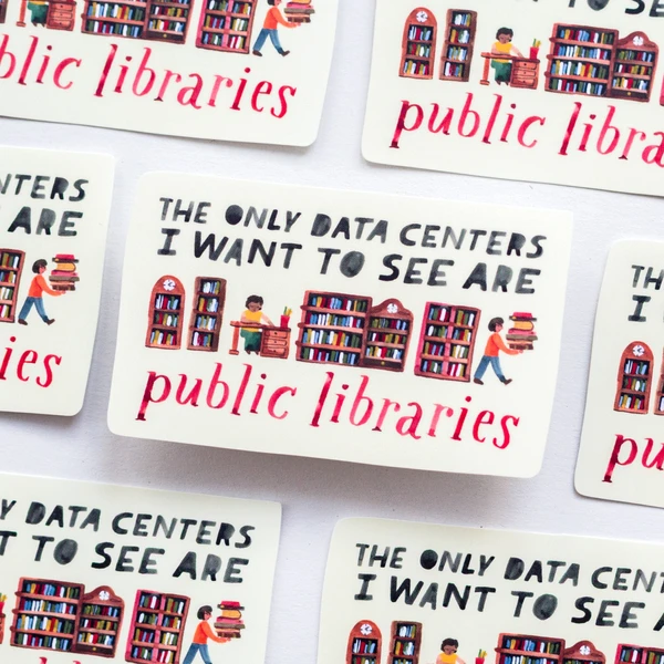 Vinyl Sticker — Libraries