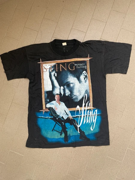 Vintage STING T-shirt 1996 TOUR merch black