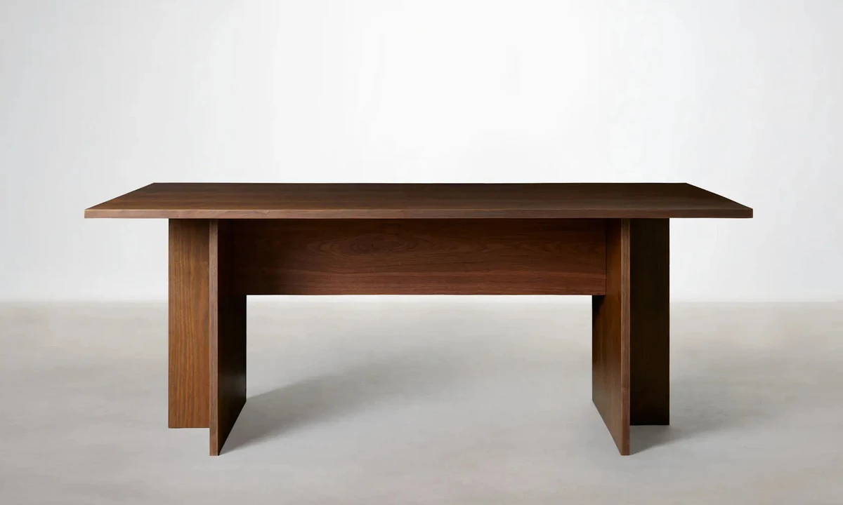 Table à manger rectangulaire en bois Margo (190x95 cm)
