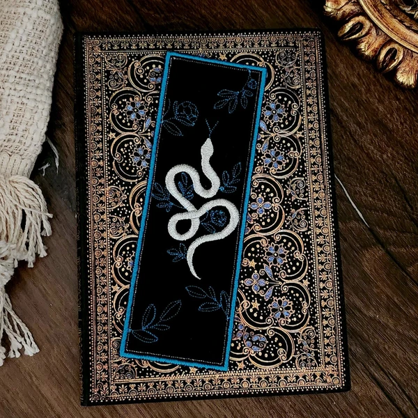 Marque-pages brodé « Lakestone bleu »