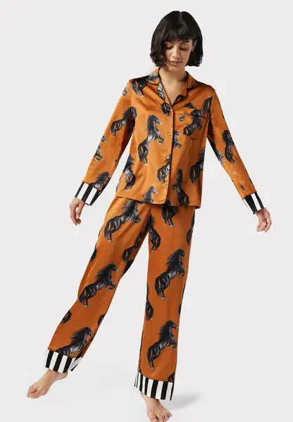 Chelsea Peers HORSES PRINT - Pyjama - orange - ZALANDO.FR