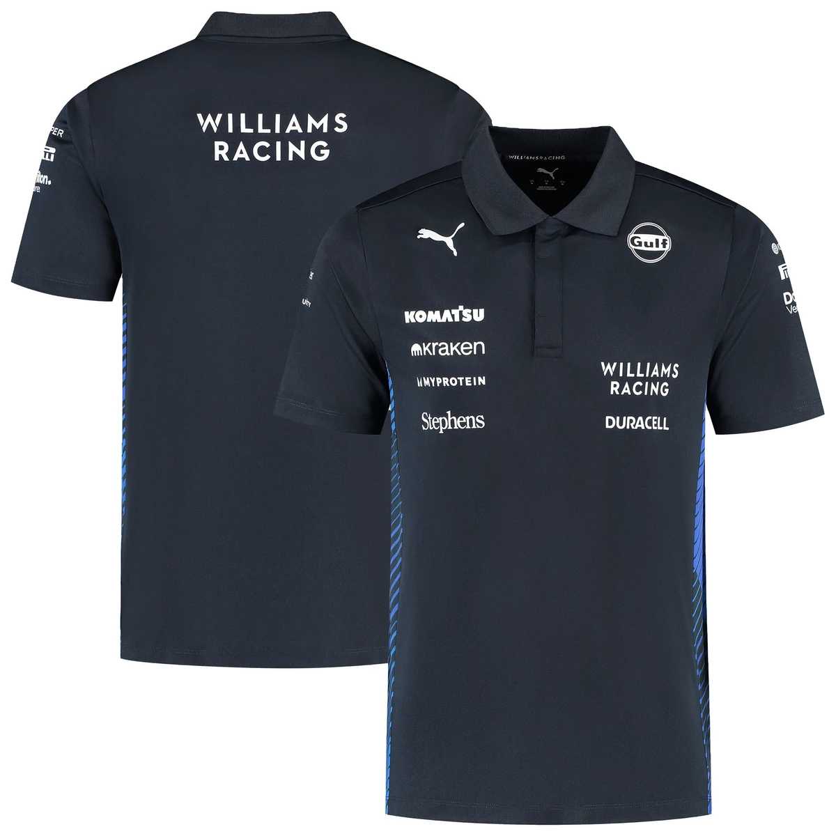 Polo d'équipe Williams Racing 2025 - Bleu marine