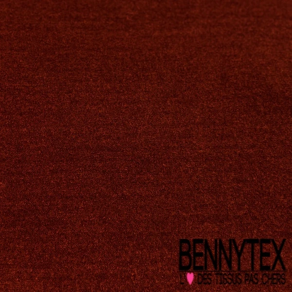 Laine bouillie uni rouille